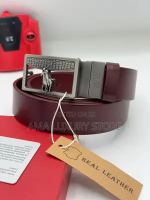 Polo Genuine Leather Designer Men's Leather Belts
