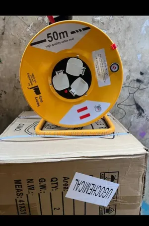 Heavy Duty 50 Metres Extension Cable Reel for Construction Sites Etc.