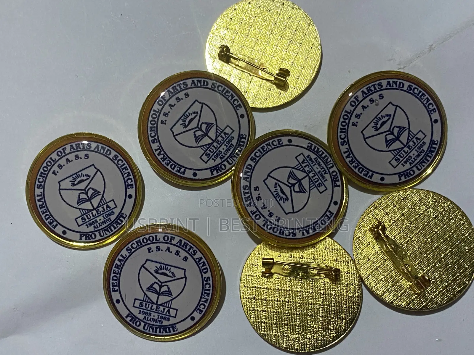 Clean Branded Crest With Premium Finishing