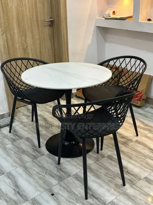 Modern Black Dinning Set