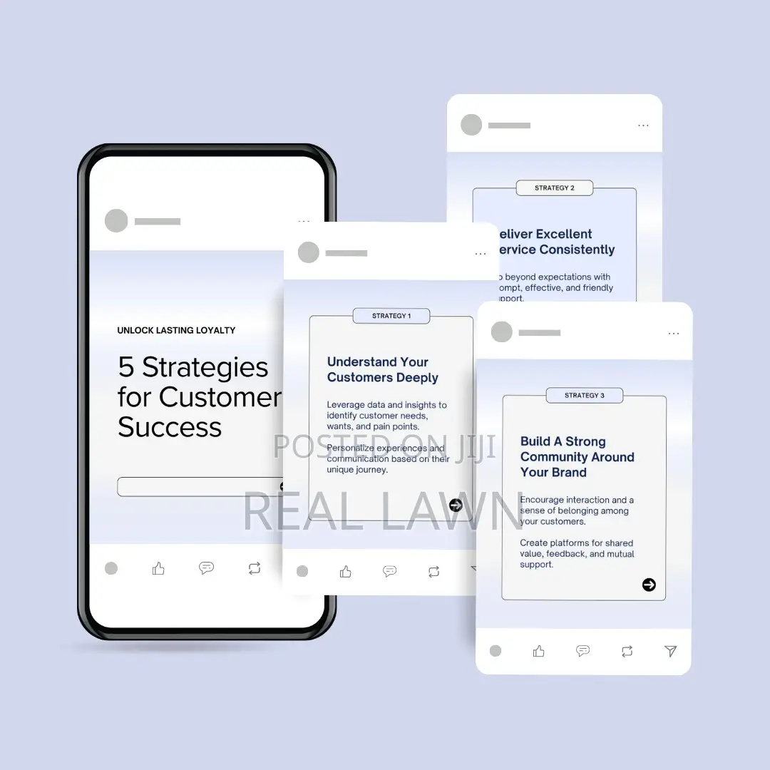 Branded Social Media Graphics Canva Template Design