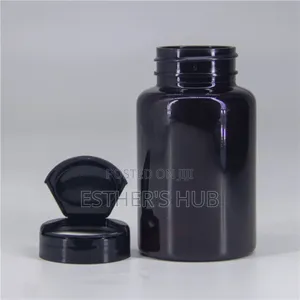 Empty Plastic Pills Containers With Lift Up Lid 250ml