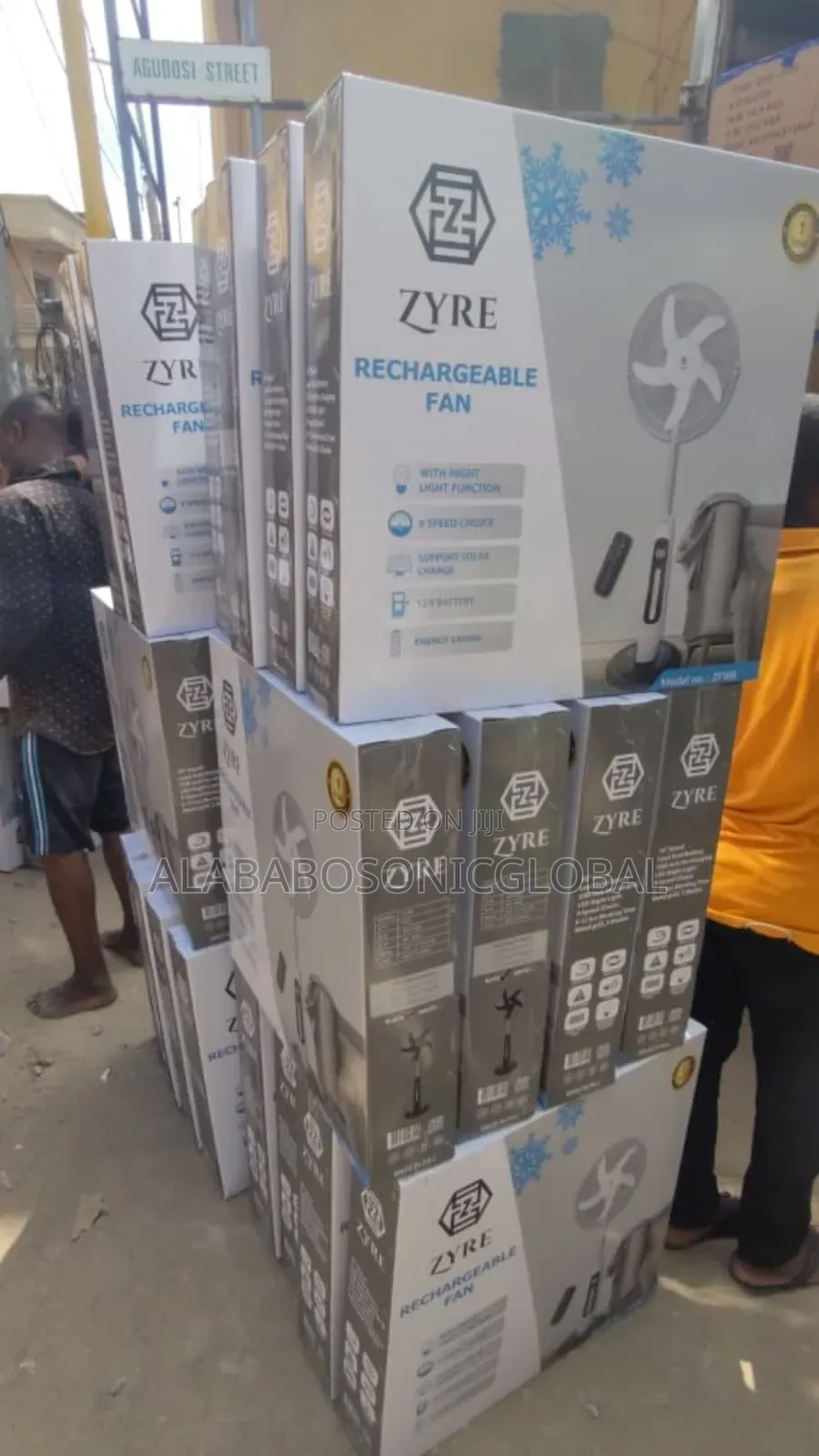 Zyre Solar Fan