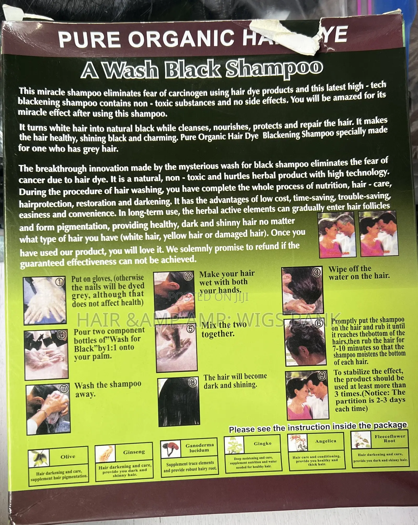 Olive Oil 2in1 Darkening Shampoo