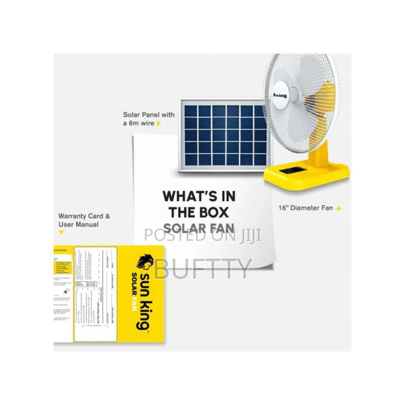Sunking Table Fan Rechargeable