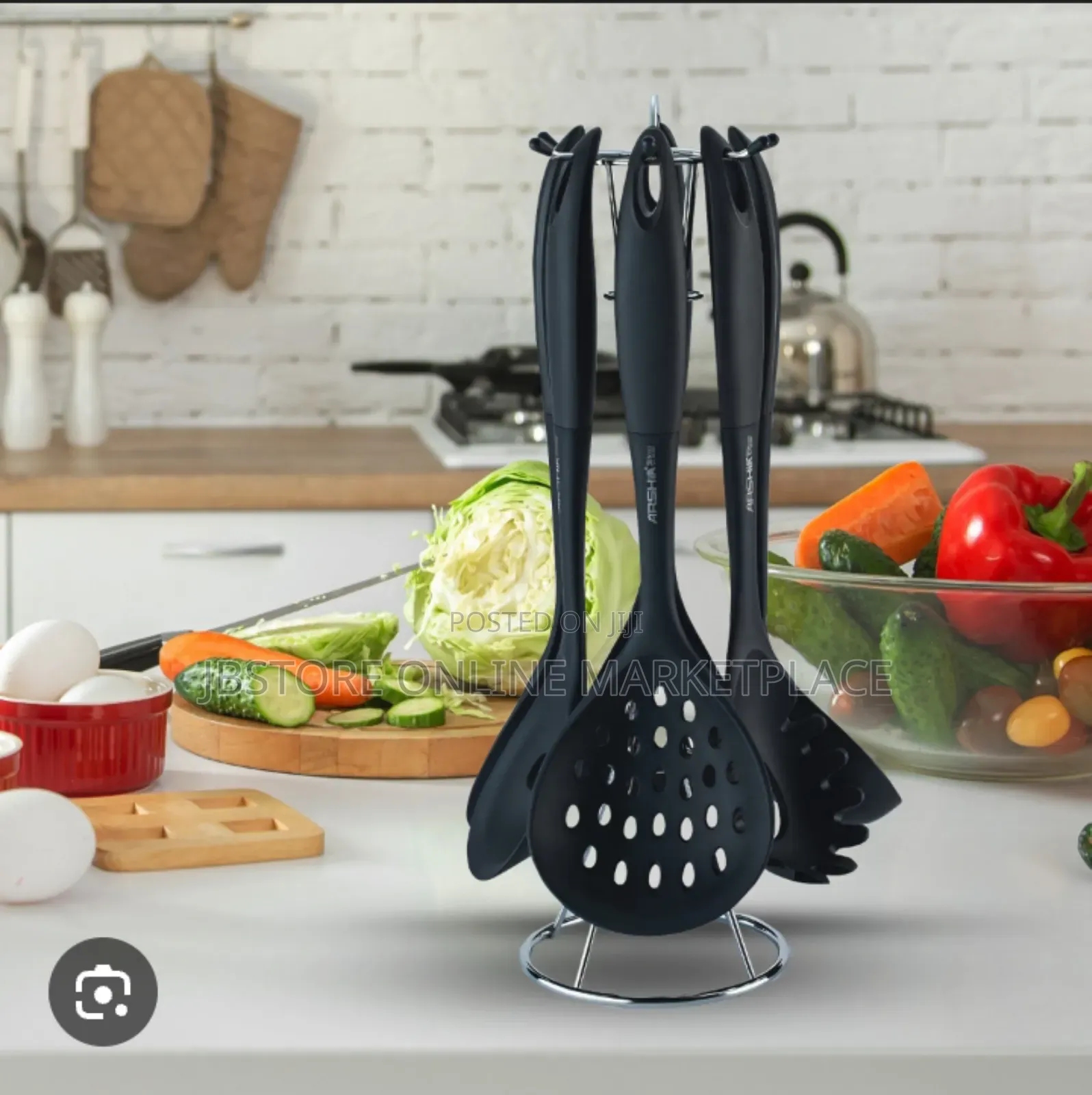 6-Piece Non-Stick Cooking Spoon Set