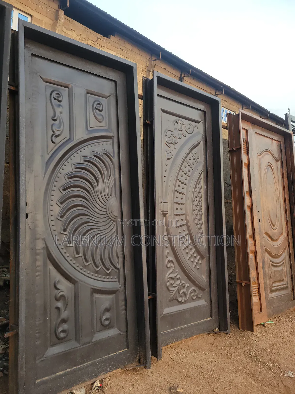 Strong Metal Panel Door
