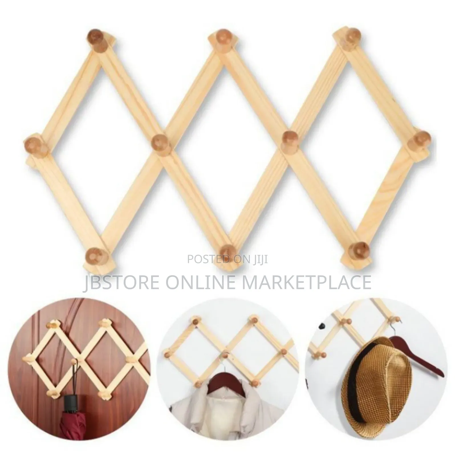 Generic Wooden Expandable Wall Hanger