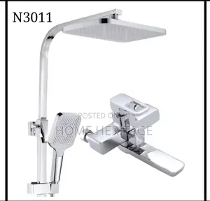 Chrome Standing Shower N012
