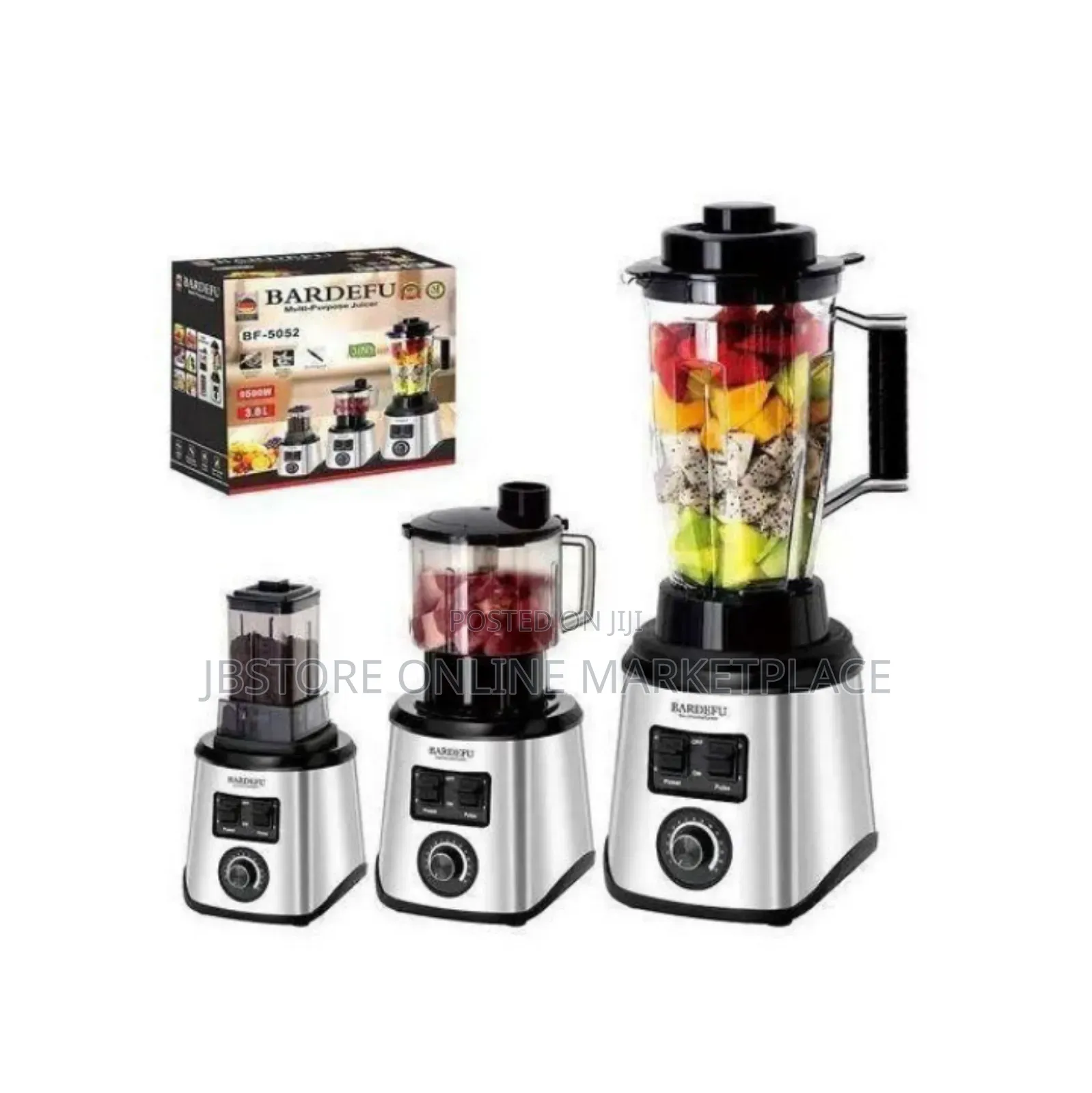 Bardefu 8-in-1 Multi-Purpose Blender Set (Model Bf-5052) Heavy-Duty