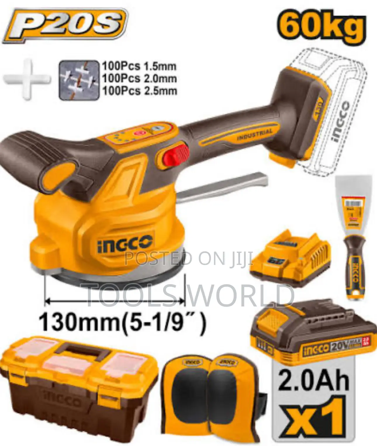 Ingco 20v Cordless Tile Vibration Machine Ctvli20015