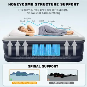 Nalone Airbed Mattress Deluxe With Built in Pump