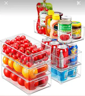 6pcs Acrylic Fridge Storage