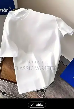 Plain Tees White and Black