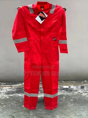 Red Fire Resistant Coverall (Redwings)