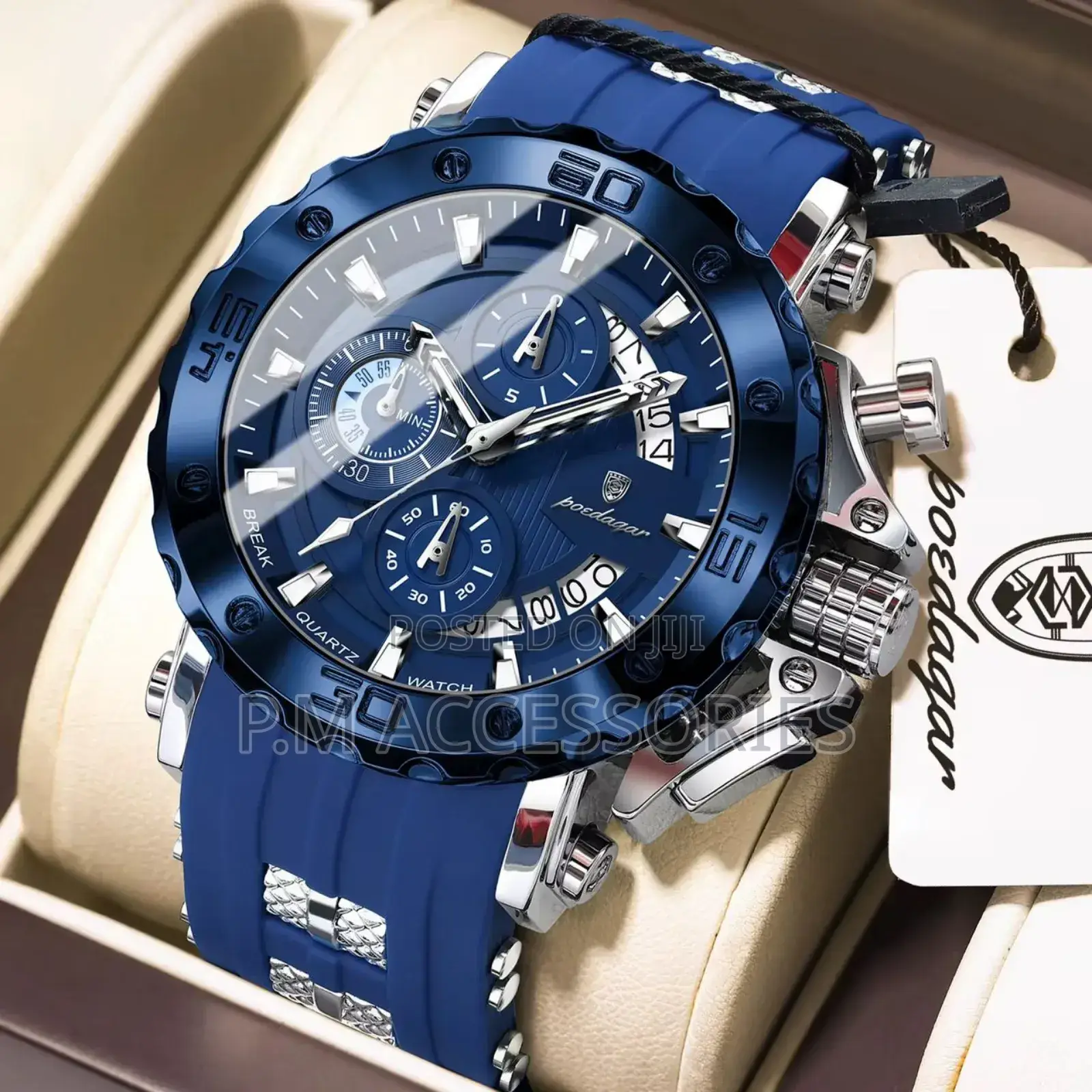 Poedagar Luxury Chronograph Model 892