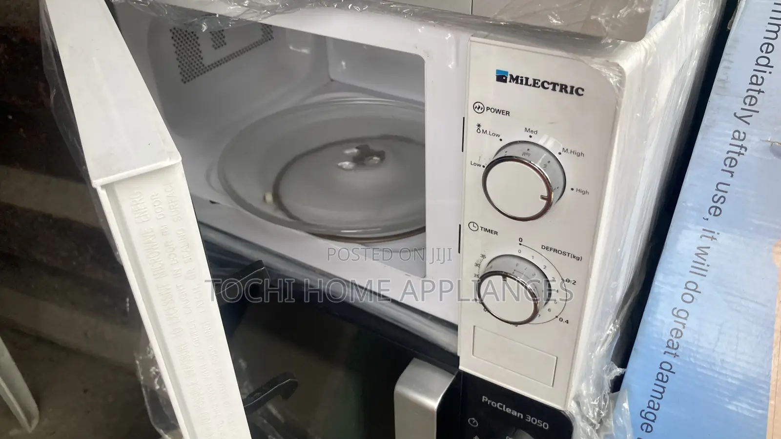 Clean Uk White Microwave