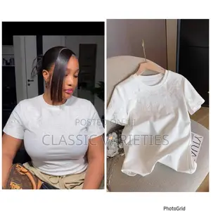 Lux’ White Pertan Basic Top