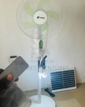 Tinmo Solar Fan With 2 Bulbs