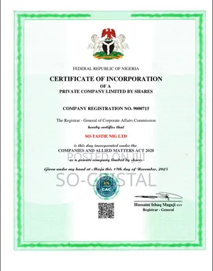 Business Name Registration/Cac Registration