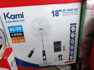 Rechargeable Standing Fan 18 Inches