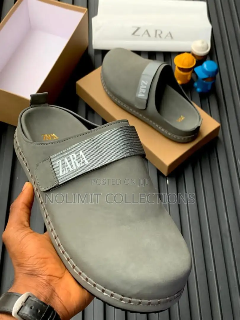Suede Leather Zara Unisex Platform Clogs