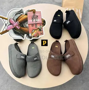 Suede Leather Zara Unisex Platform Clogs