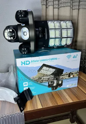 Hd Ai Solar Camera + Lighting 2 In 1 Solar Energy Human Detection