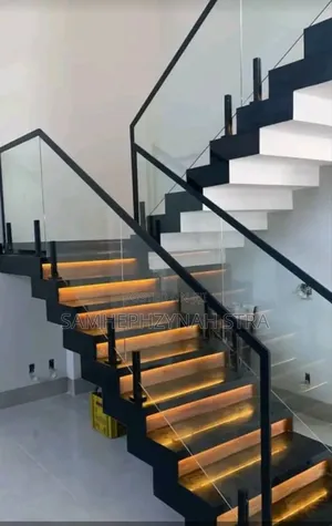 Glass/Stainless Staircase.