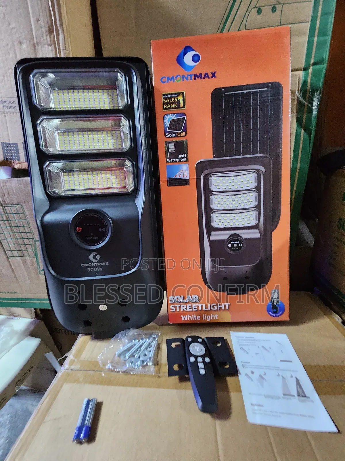 Powerful 300w Solar Led Light With Remote