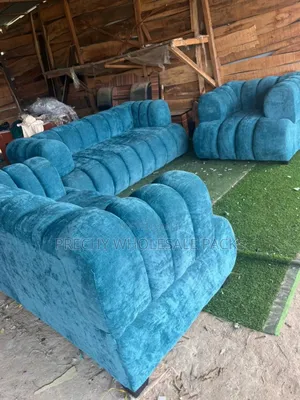 Set of Blue Sofa
