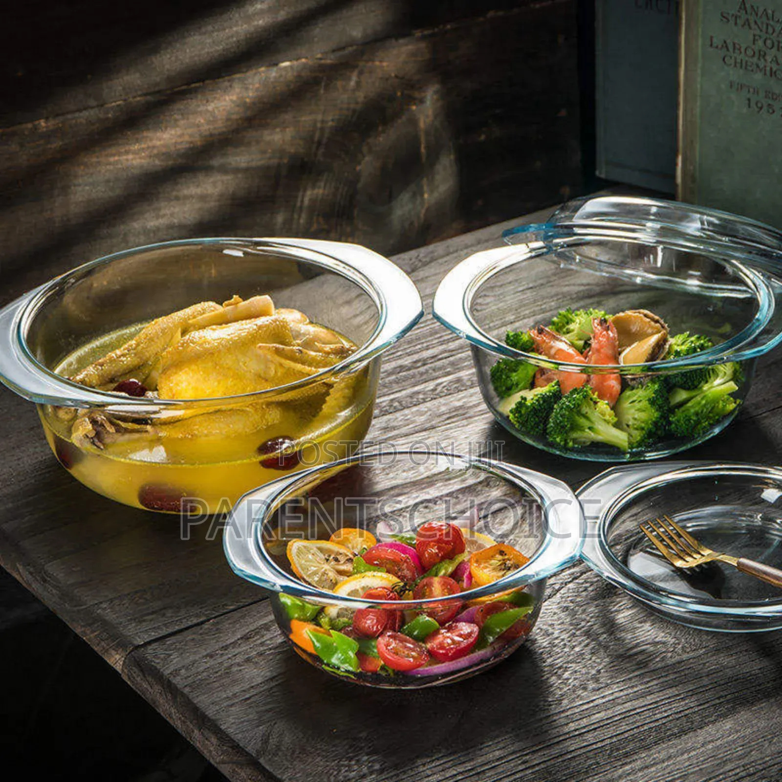 Borcam Borosilicate Heat Resistant Dish