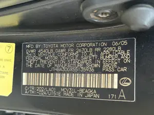 Lexus ES 2006 Black