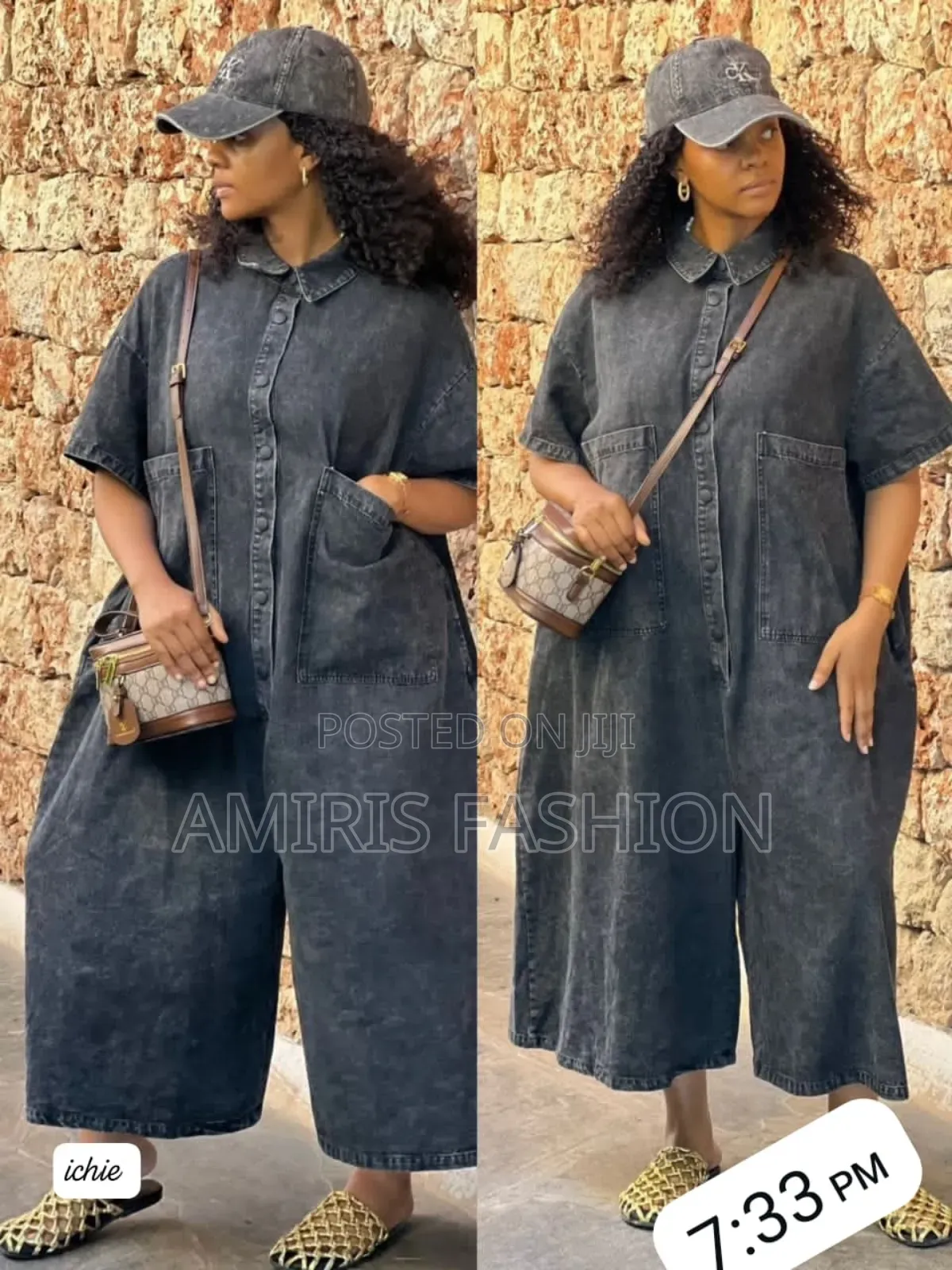 Jean Bagi Short Jumpsuit