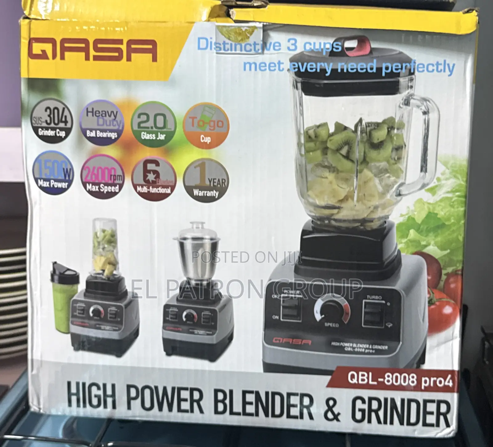 Qasa High Power Blender Pro 4