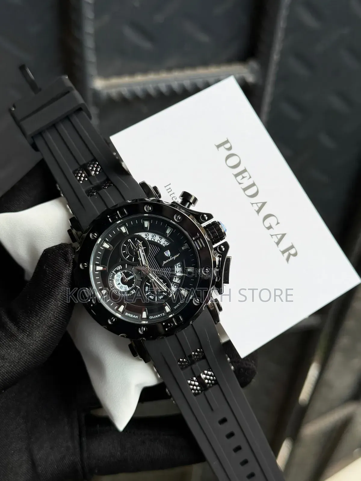 Poedagar Rubber Chronograph