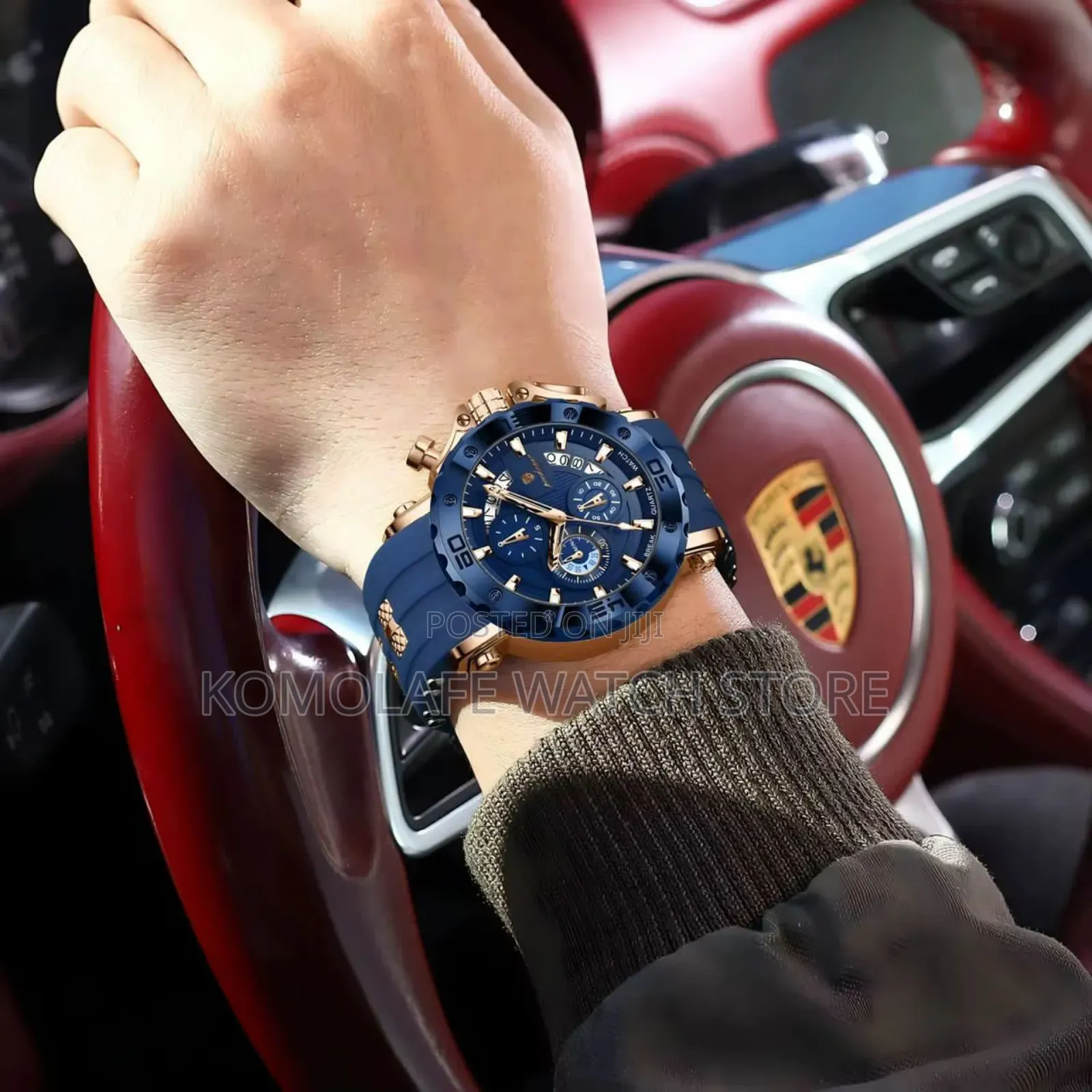 Poedagar Rubber Chronograph