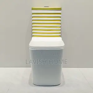 Luxury Modern Gold White Water Closet Set With Basin