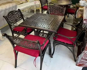 Wrought Iron Dining Set With 4 Seats