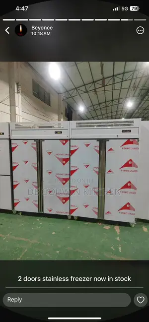 High Quality Double Door Freezer