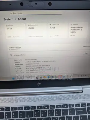 Laptop HP EliteBook 840 G6 16GB Intel Core i7 SSD 256GB