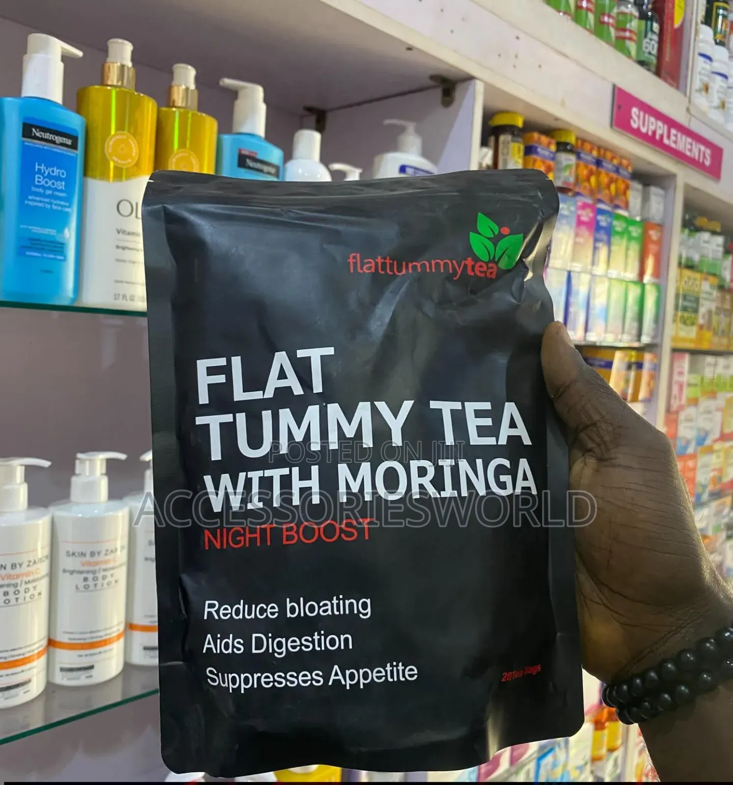 Flat Tummy Tea With Moringa Night Boost