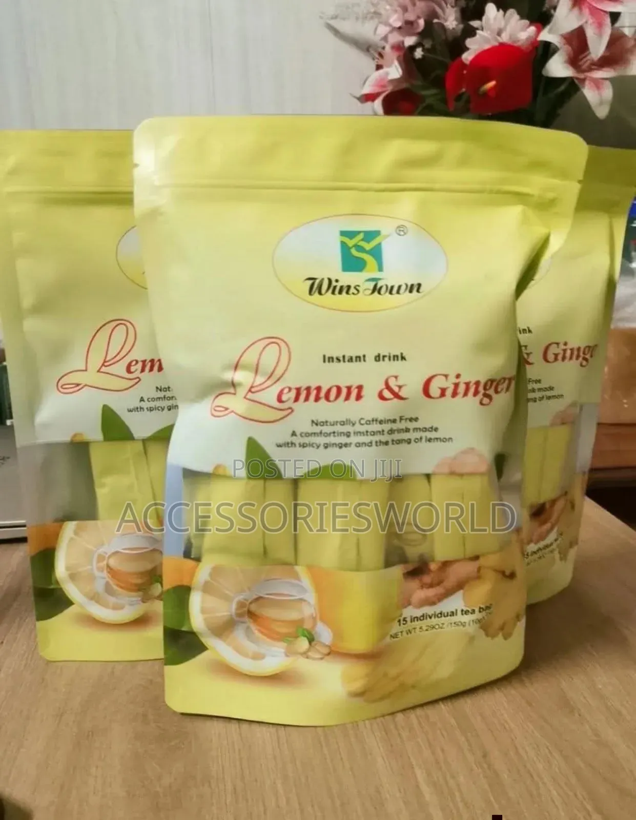 Wins Town Lemon Ginger Tea