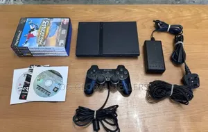 Sony Playstation 2 Slim Console Set. With Accessories