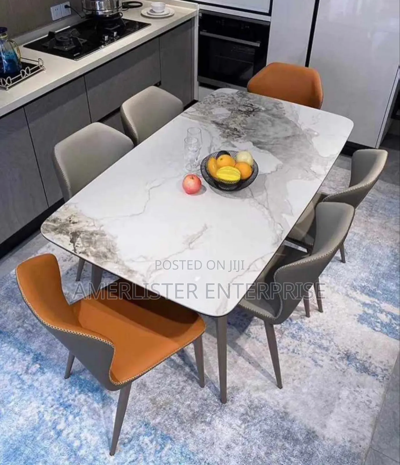 Brand New Marble Dining Set