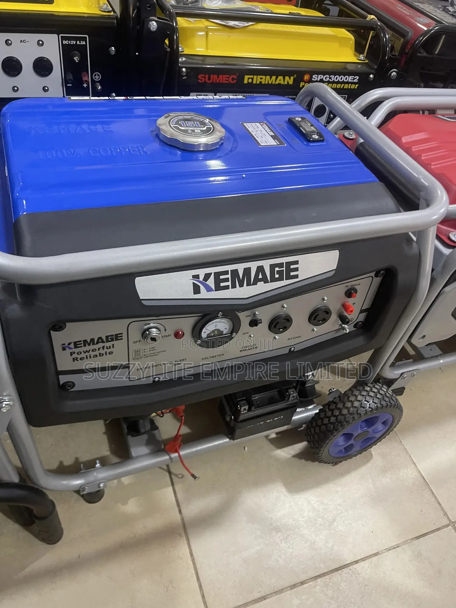 Kemage 4.5kva Automatic Generator Copper Coil Engine