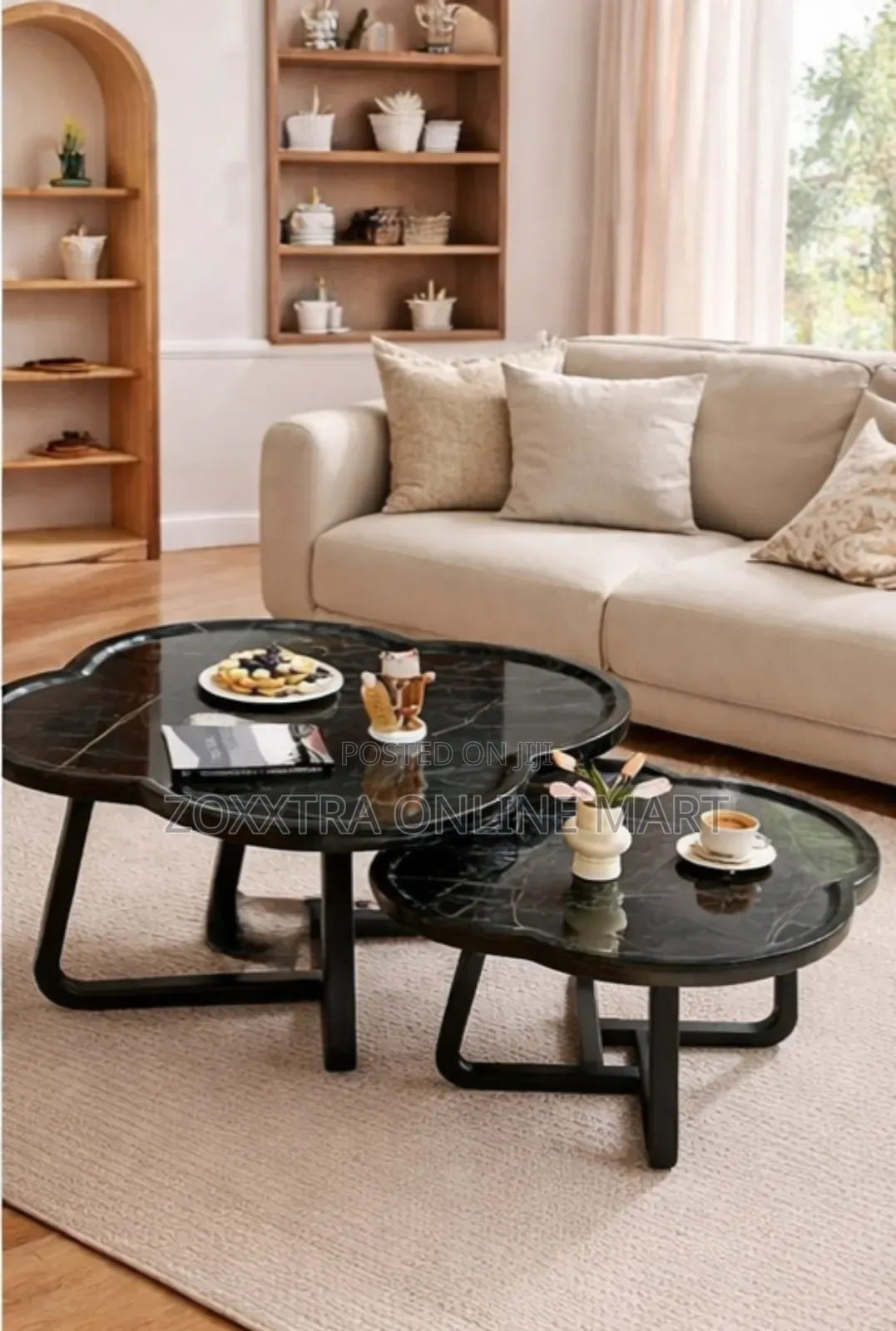 Double Nordic Centre Table