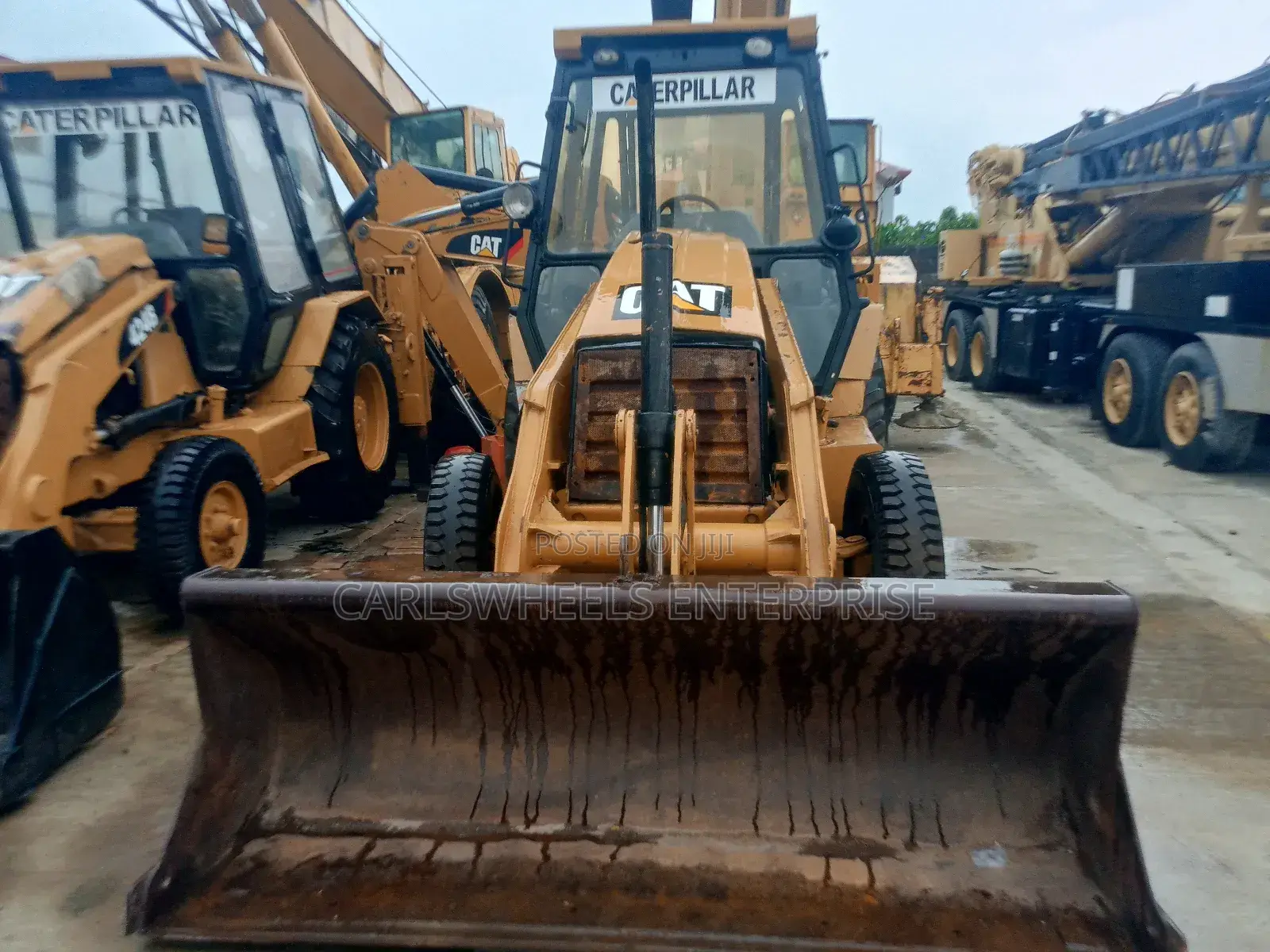 424b Foreign Used Caterpillar Backhoe.