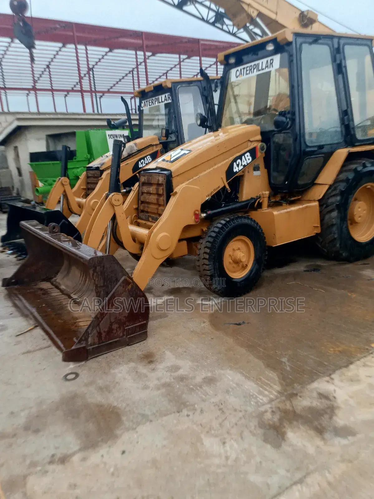 424b Foreign Used Caterpillar Backhoe.