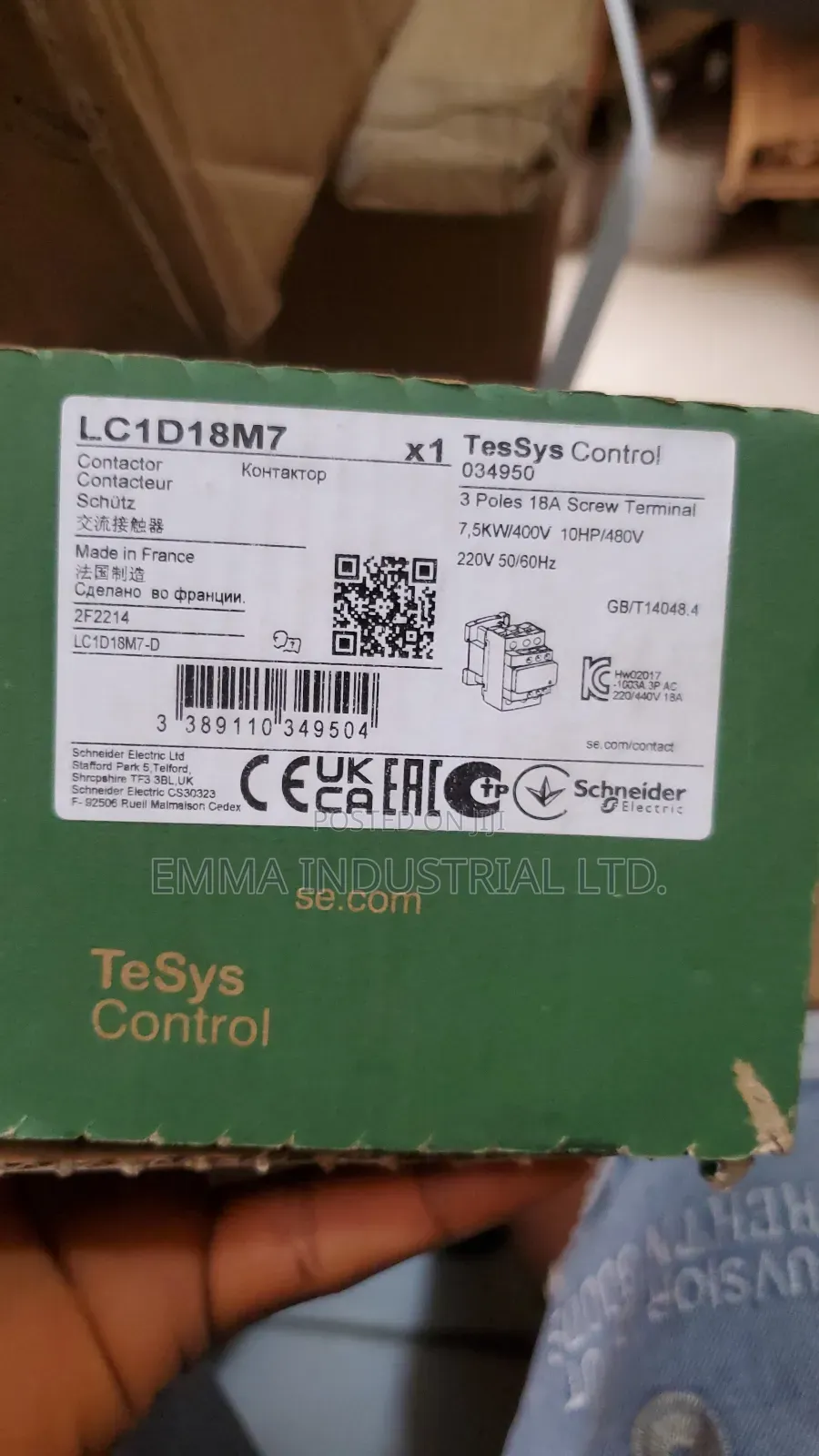 Original D18 Schneider Contactor